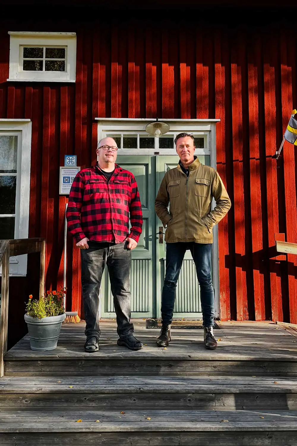 Magnus Näsholm och Anders Thorsén hoppas att drivet och engagemanget för kultur smittar av sig till andra delar av kommunen. 